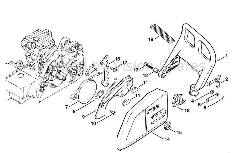 mcculloch 250 chainsaw parts diagram