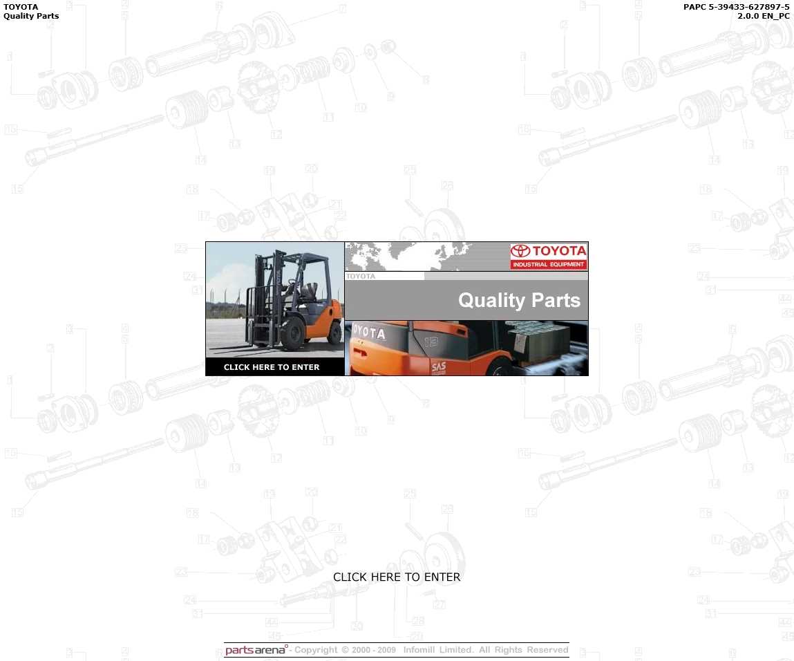 toyota forklift parts diagram