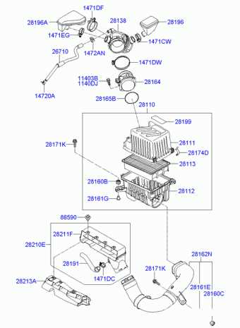 2007 hyundai santa fe parts diagram