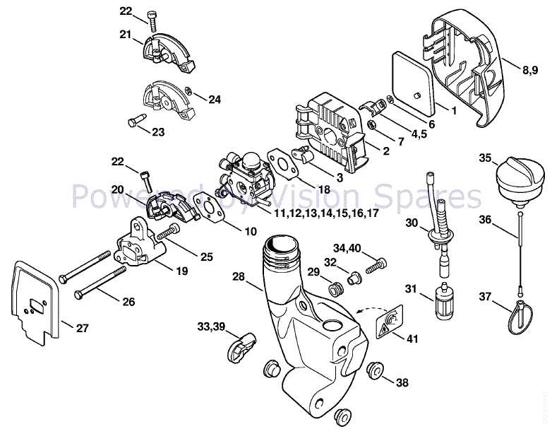 stihl fs 35 parts diagram