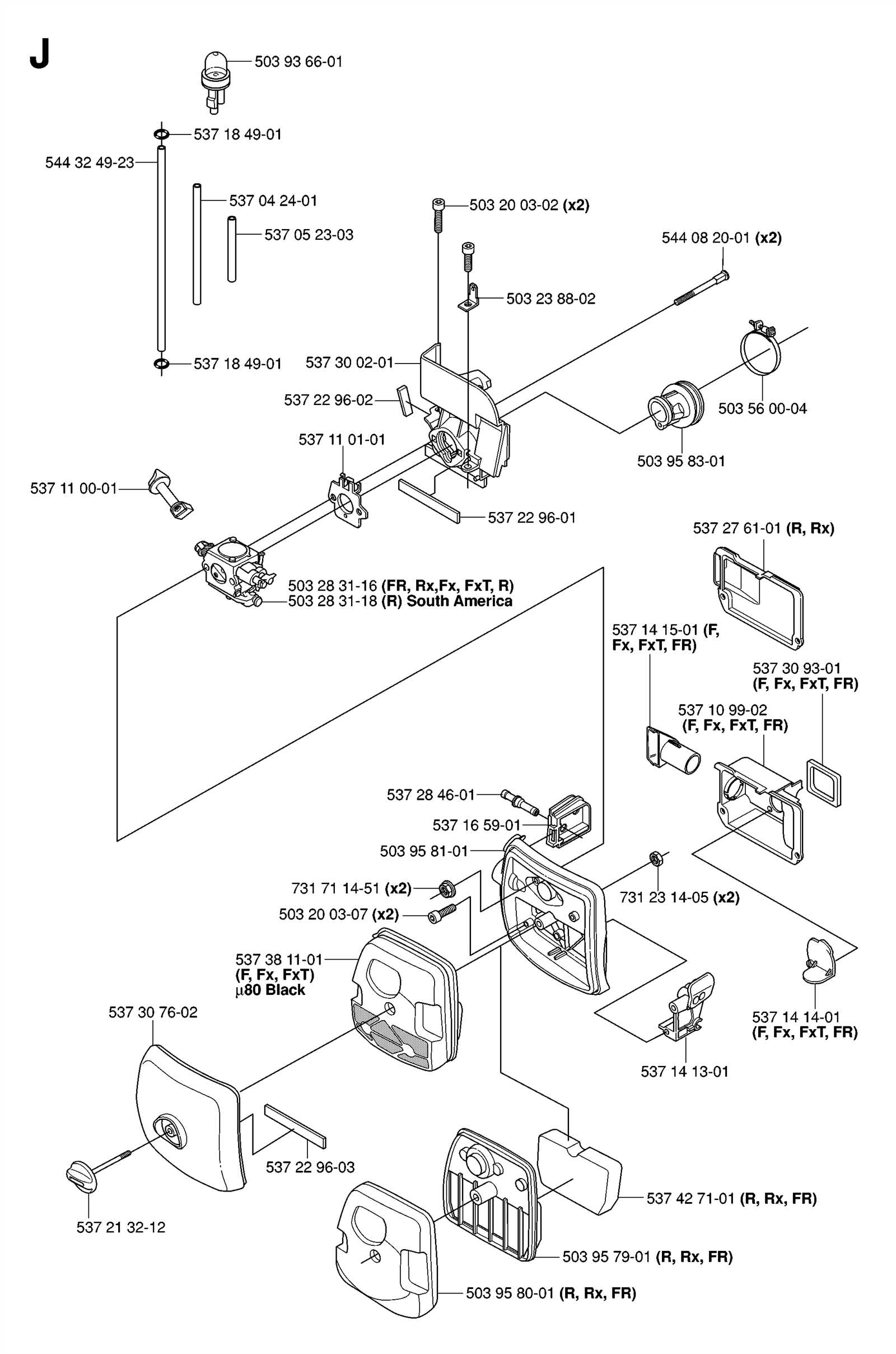 husqvarna 365 chainsaw parts diagram