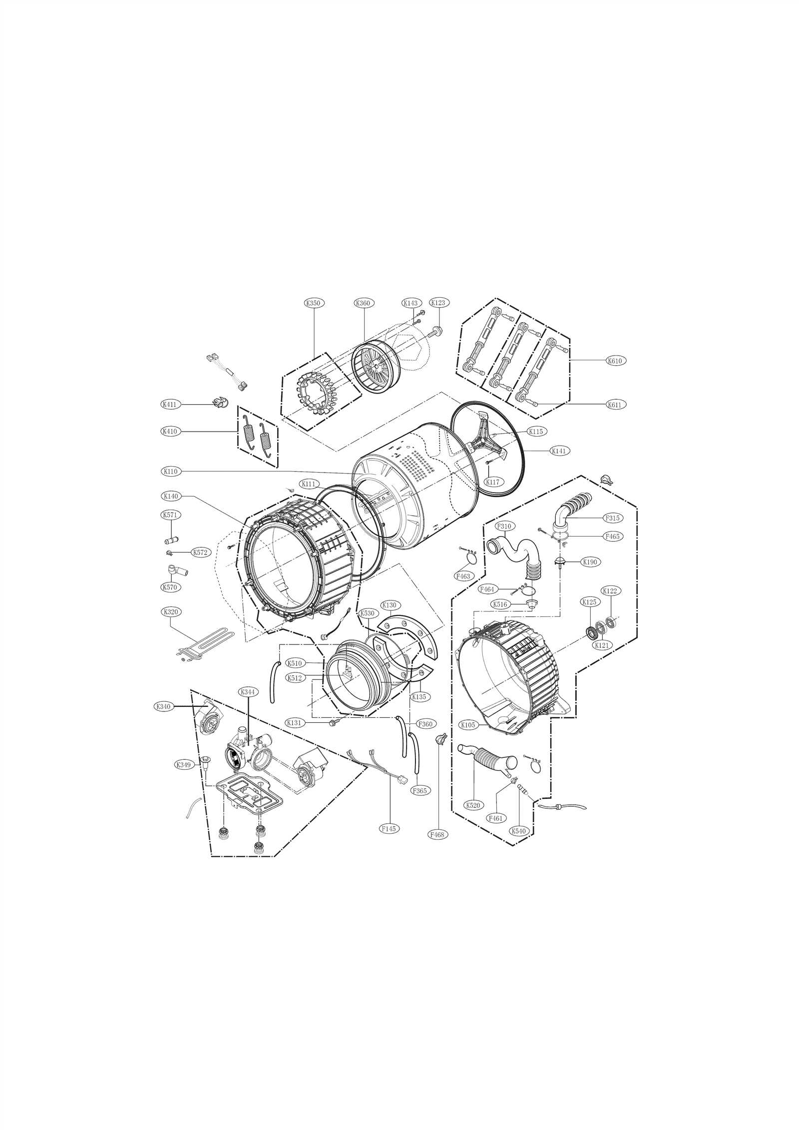 admiral washer parts diagram