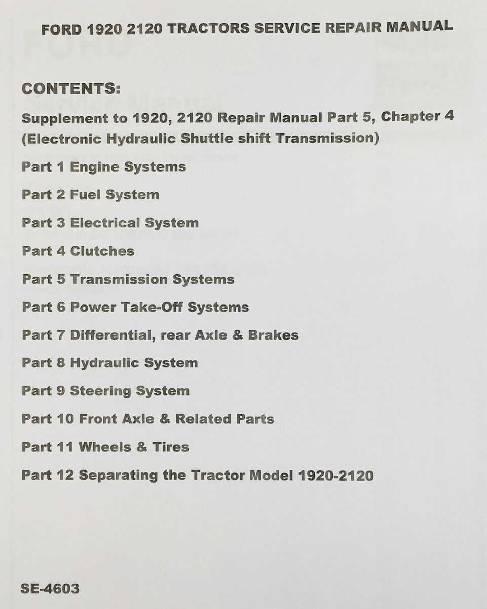 new holland 2120 parts diagram