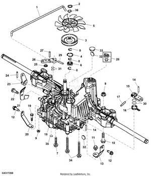 john deere l120 mower deck parts diagram