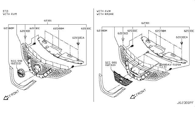 nissan rogue parts diagram