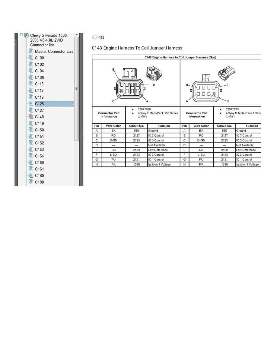 2006 chevy silverado parts diagram