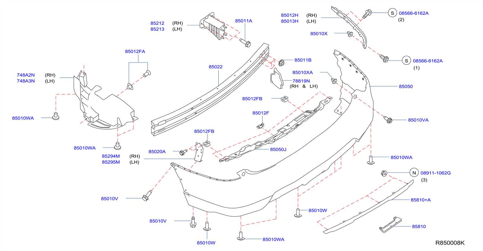 nissan rogue parts diagram