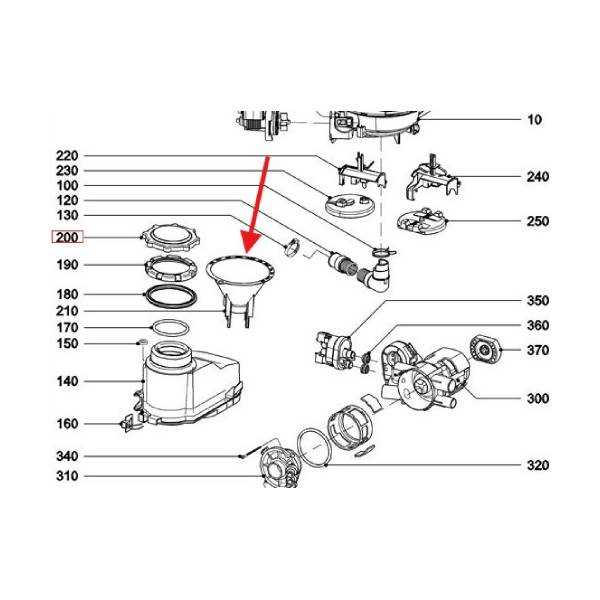 miele dishwasher parts diagram