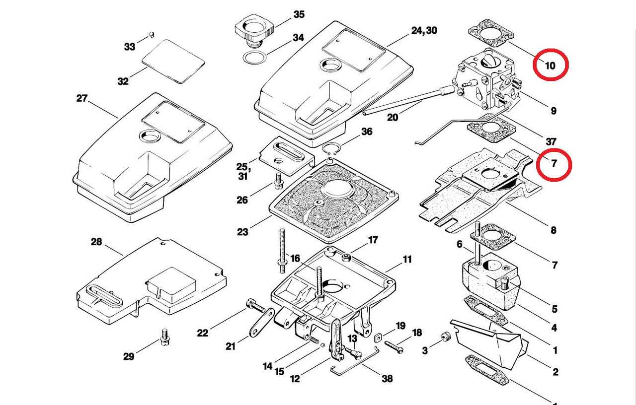 stihl 051 parts diagram