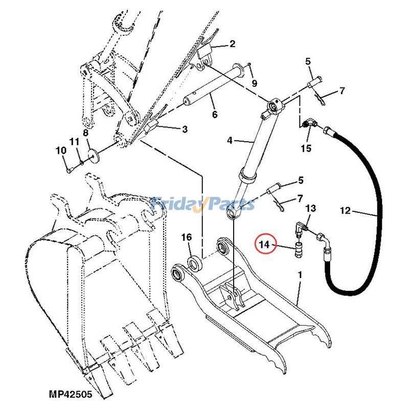 john deere 110 backhoe parts diagram