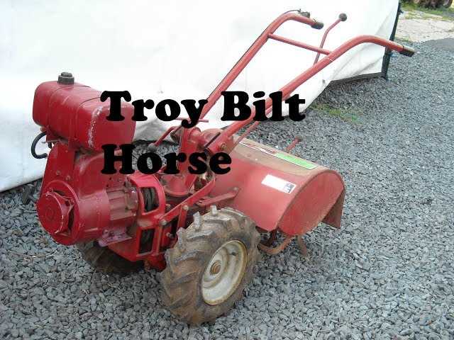 troy bilt tiller horse parts diagram