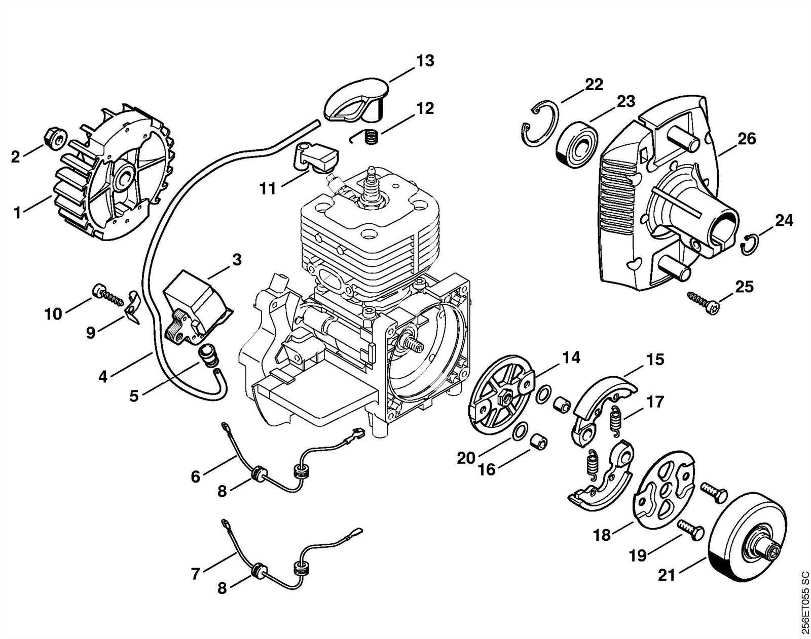 stihl fs 35 parts diagram