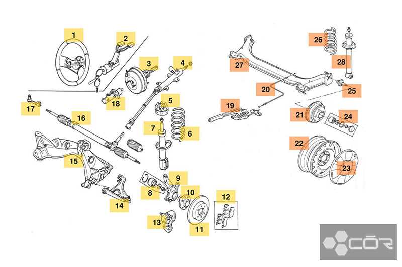 front wheel parts diagram