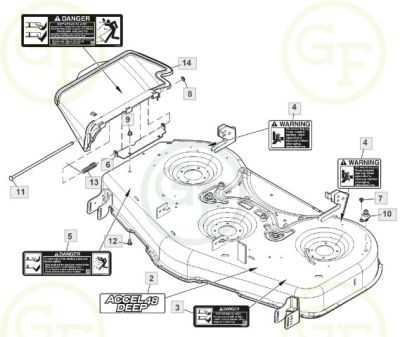 60d mower deck parts diagram