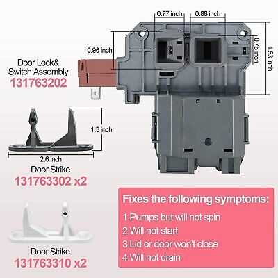 frigidaire gallery front load washer parts diagram