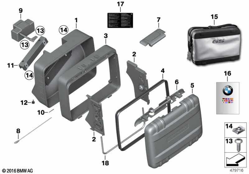 parts of a suitcase diagram