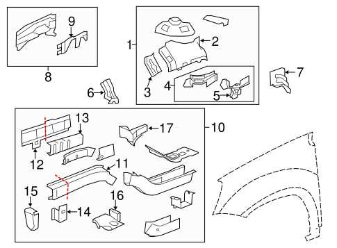 2012 chevy traverse parts diagram