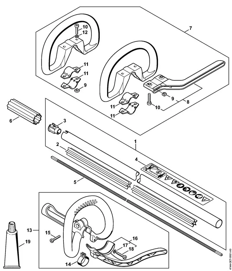 stihl bg85c parts diagram