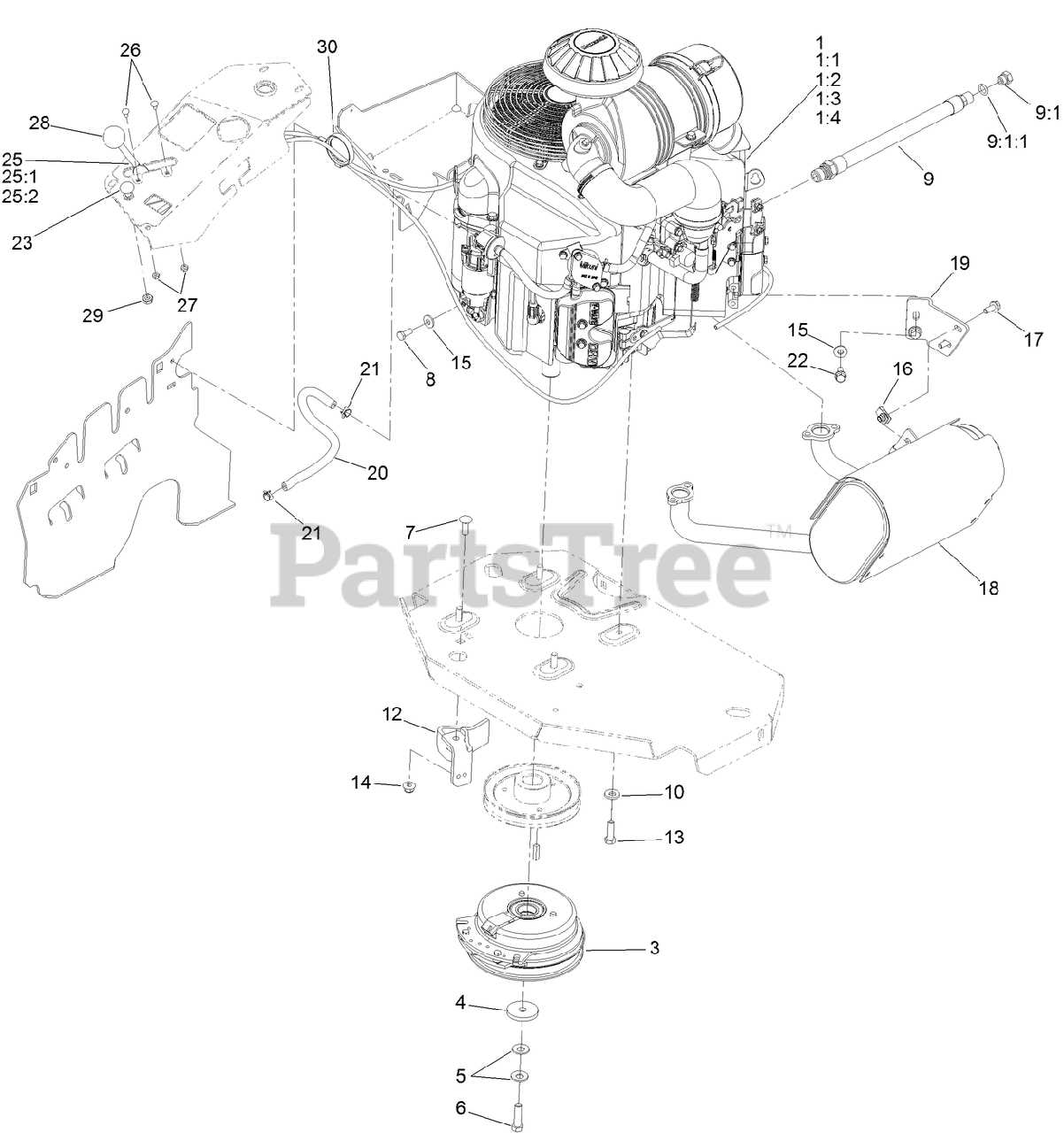 toro z master 3000 parts diagram