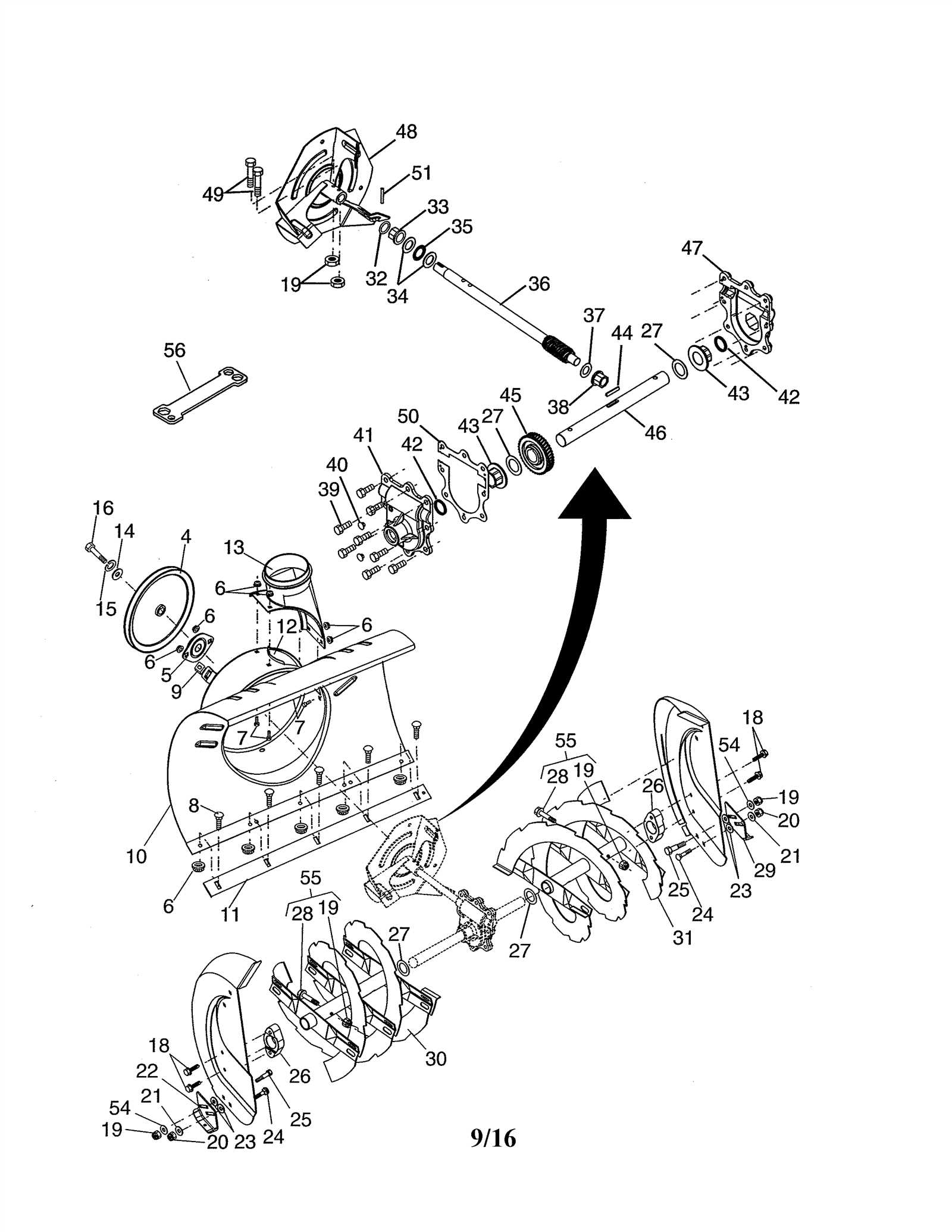 poulan leaf blower parts diagram