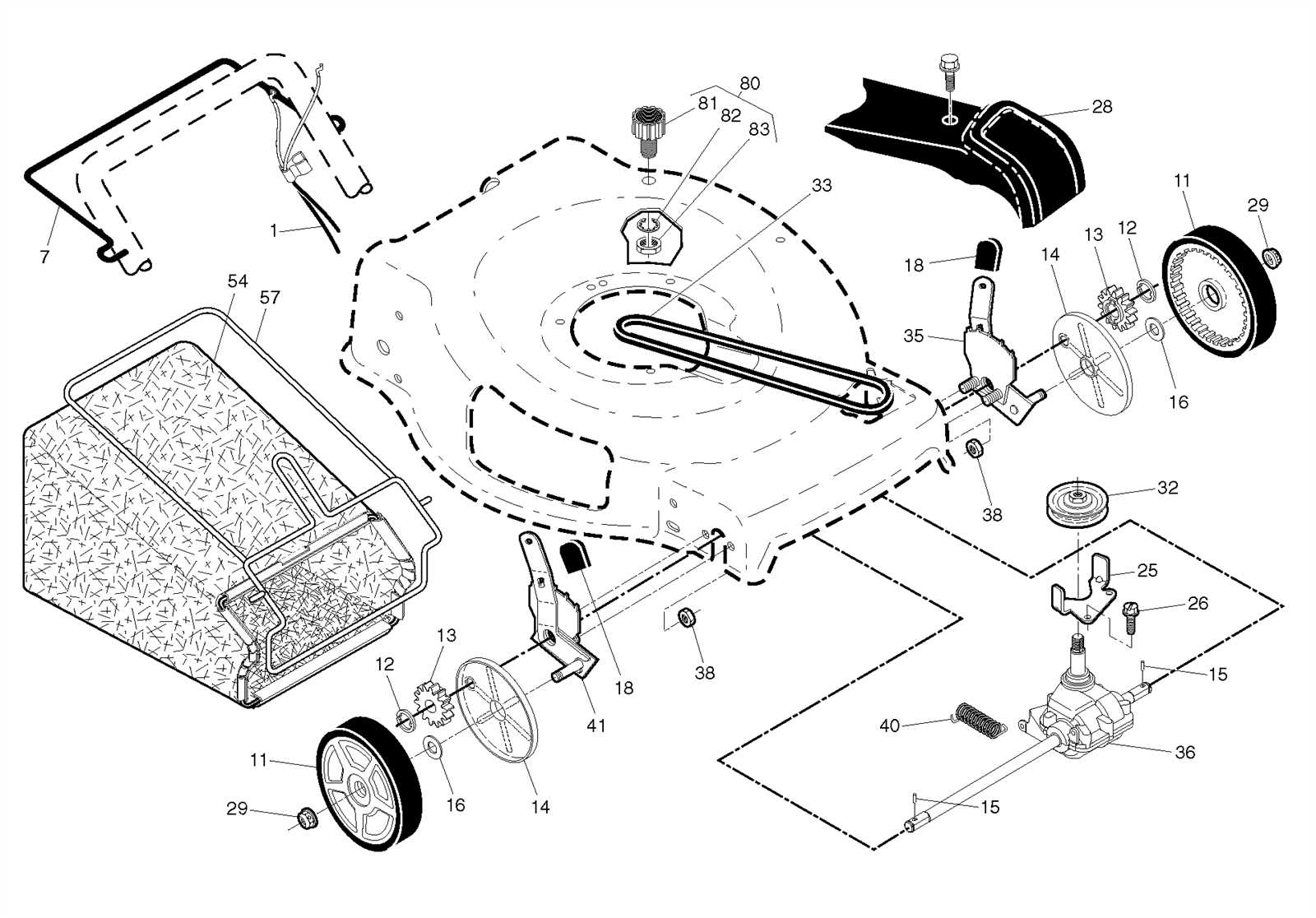 poulan pro riding mower parts diagram