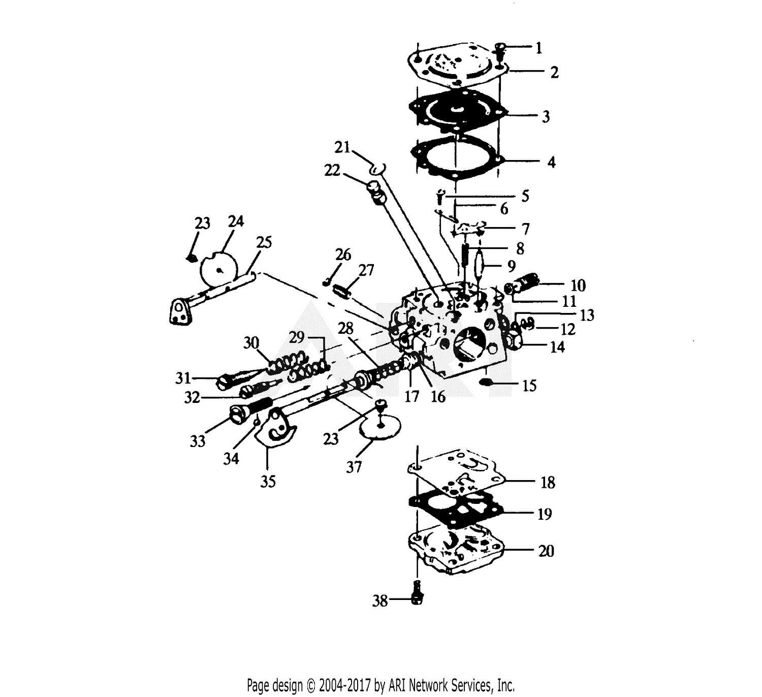 poulan pro riding mower parts diagram