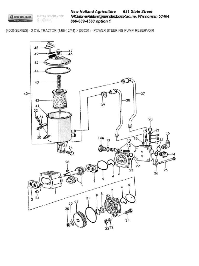 power steering pump parts diagram