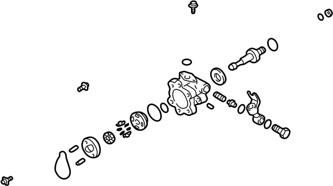 power steering pump parts diagram