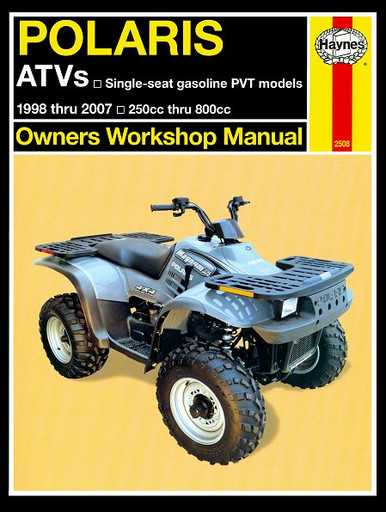 2007 polaris sportsman 500 parts diagram