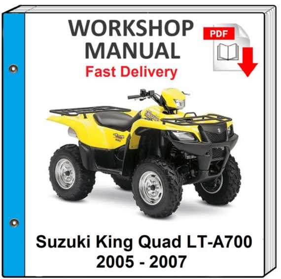 suzuki king quad 700 parts diagram