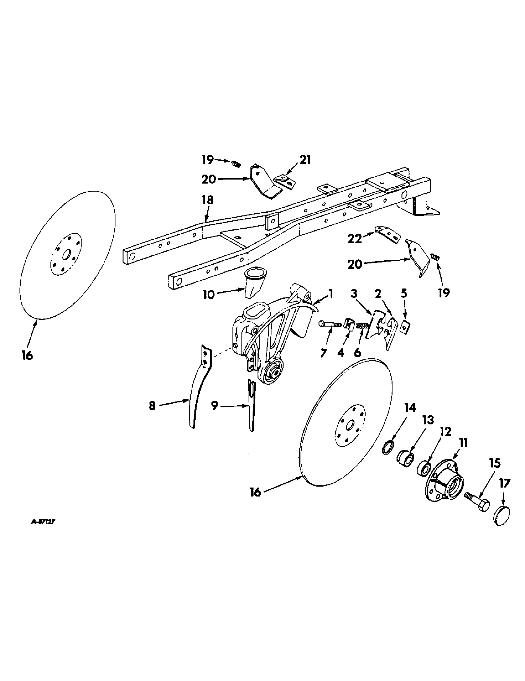 case ih 496 disc parts diagram