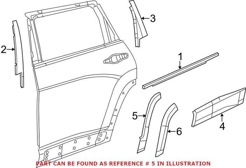 jeep grand cherokee body parts diagram