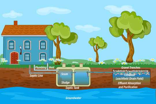 septic system parts diagram