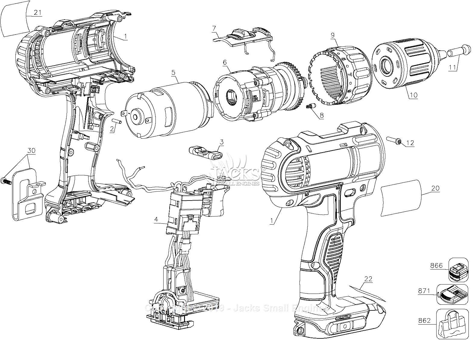 dewalt parts diagram