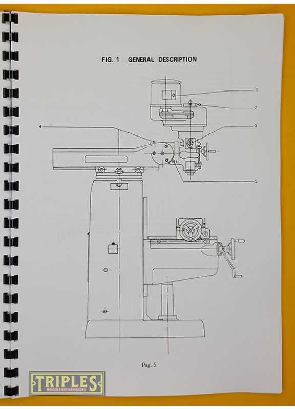 bridgeport series 1 parts diagram