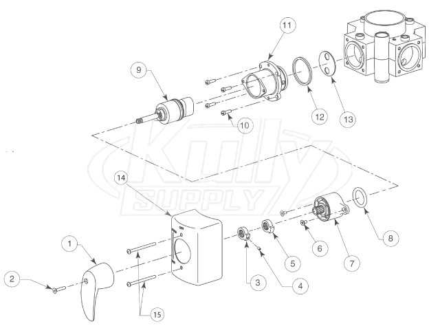 water valve parts diagram