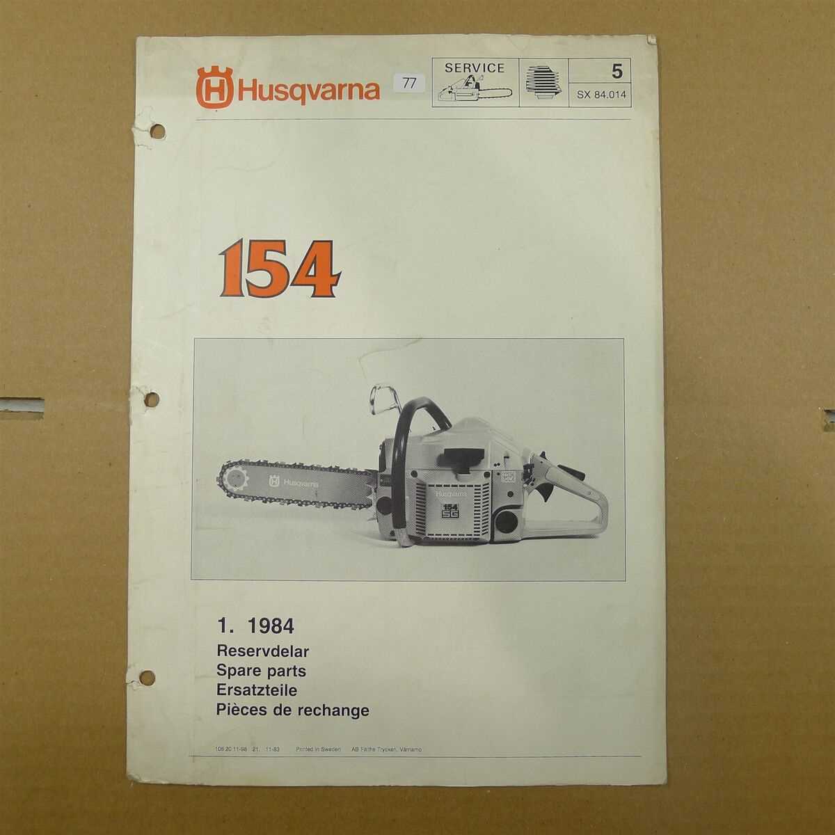 husqvarna 136 chainsaw parts diagram