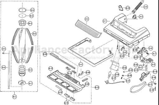 panasonic vacuum parts diagram