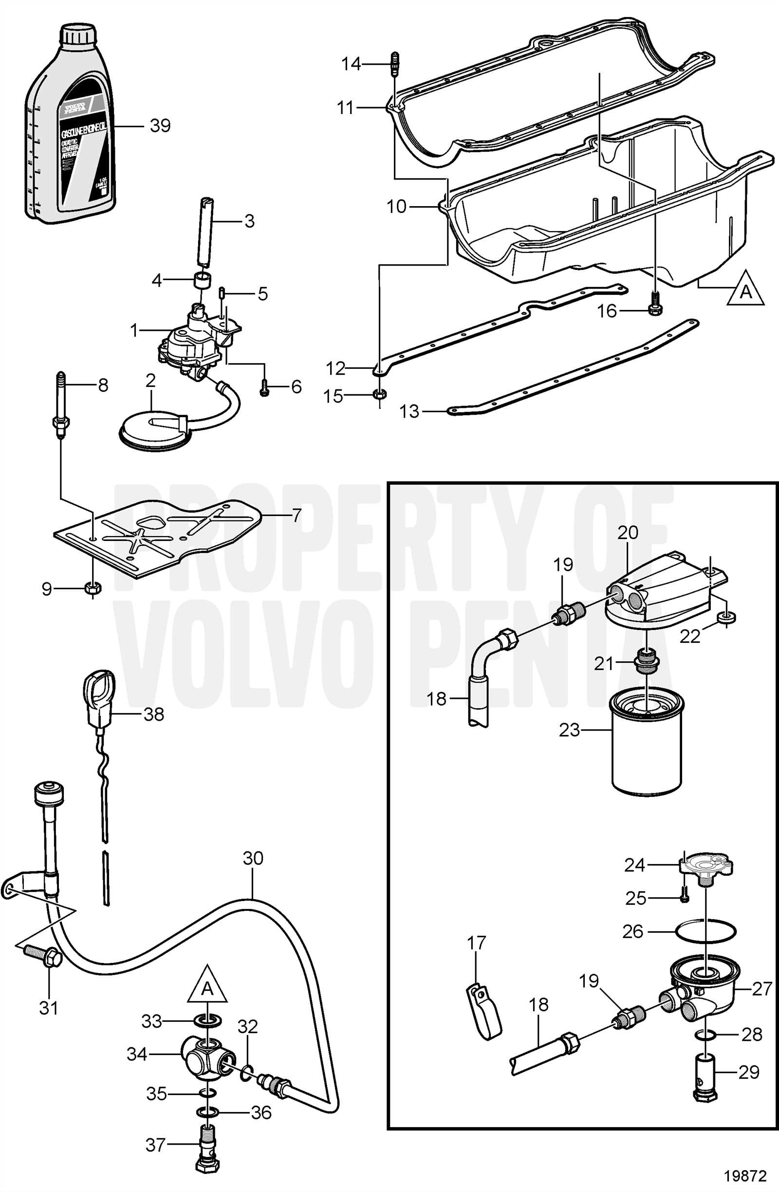 volvo penta 5.0 gxi parts diagram