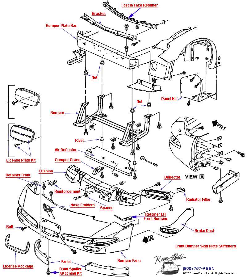 corvette parts diagram