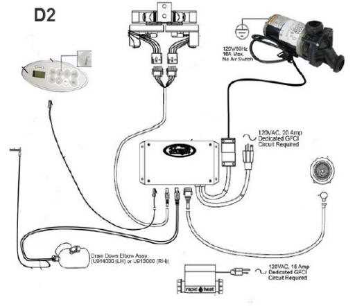 tub parts diagram