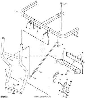 john deere x530 54 mower deck parts diagram