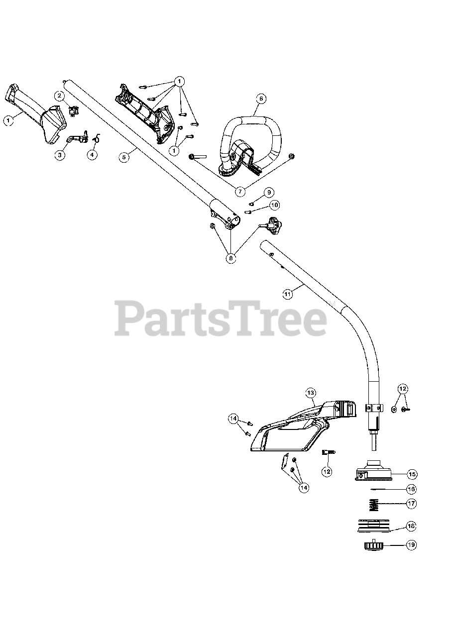 remington string trimmer parts diagram