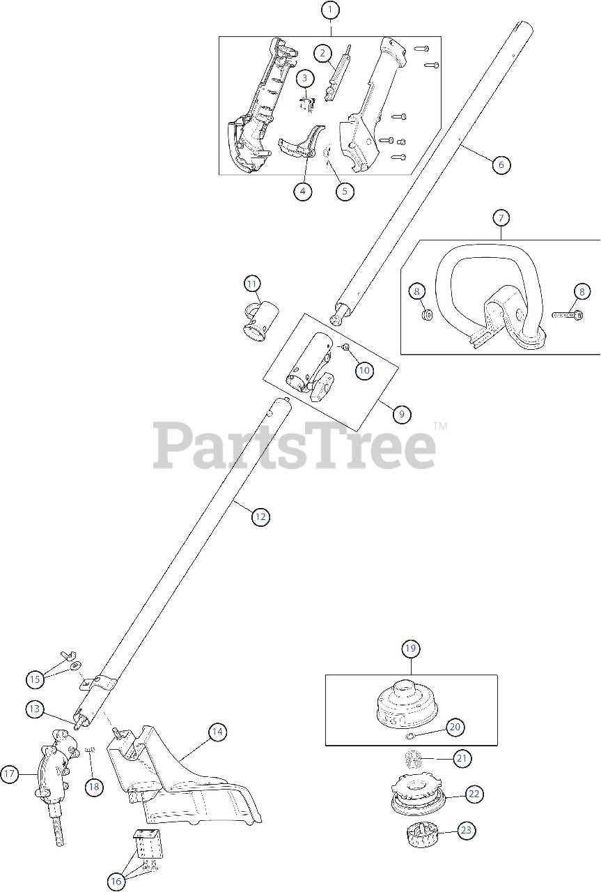 remington string trimmer parts diagram