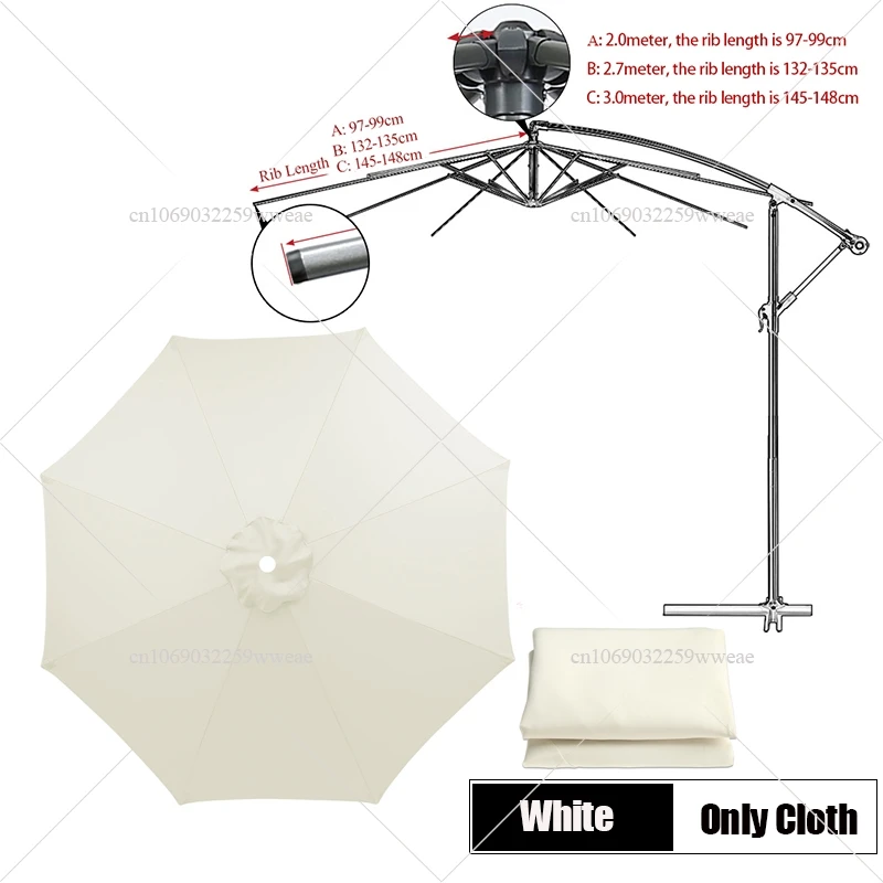 replacement part cantilever umbrella parts diagram