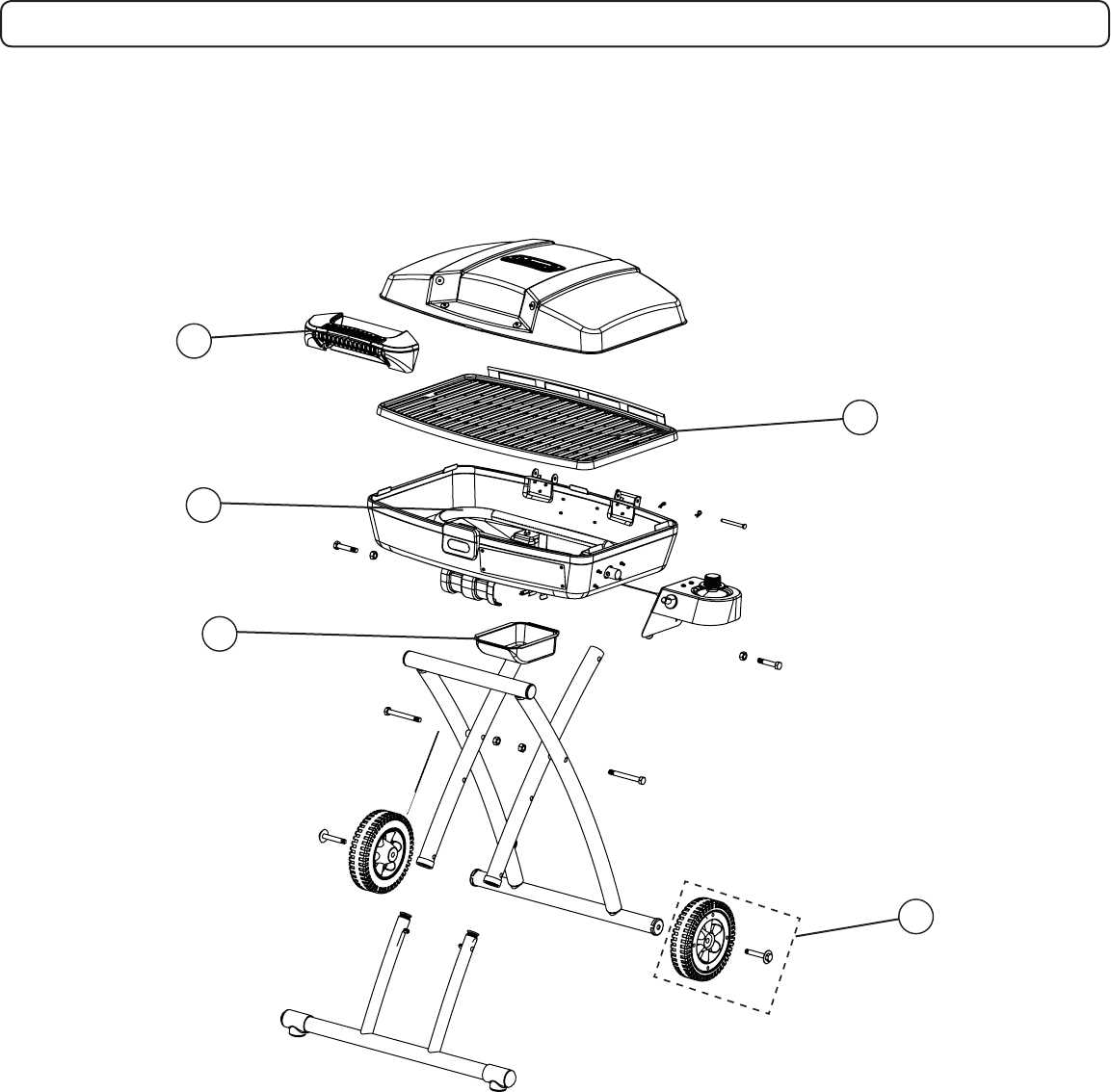 replacement parts coleman roadtrip grill parts diagram