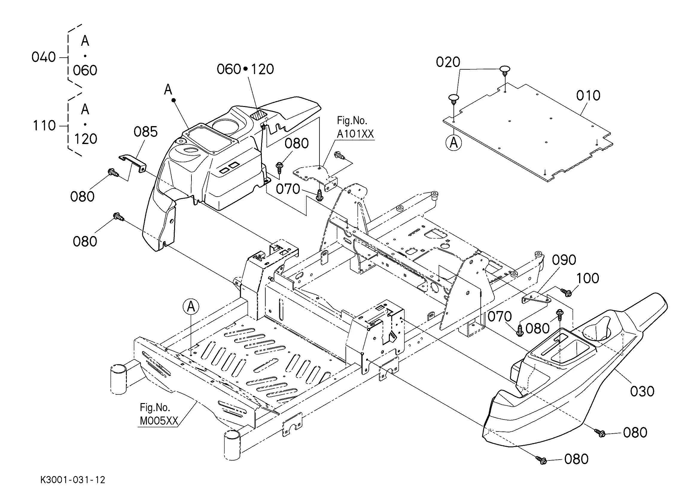 kubota z122rkw 42 parts diagram