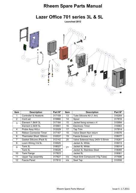 rheem classic 90 plus parts diagram