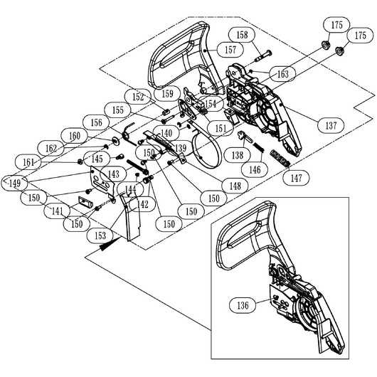 husqvarna 141 chainsaw parts diagram