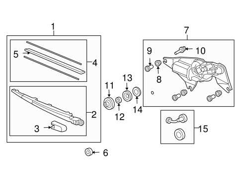 2005 honda element parts diagram